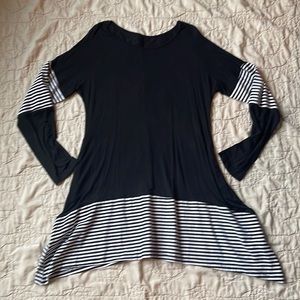 Mordenmiss B&W striped shirt